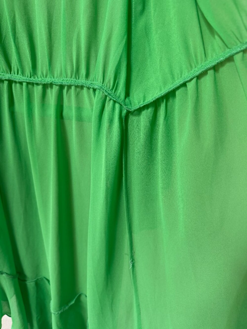 LPA Emerald Green Ruffle Duster | Revolve | Size Medium - Picture 6 of 7